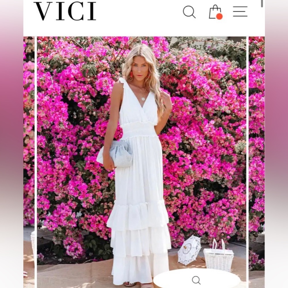 Red Vici Maxi Dress